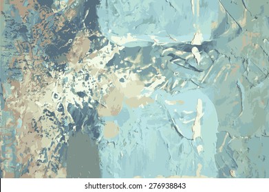 abstract hand draw oil painting composition, vector background