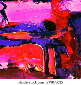 abstract hand draw oil painting composition, vector background