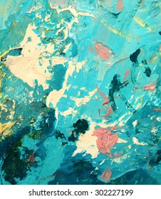 abstract hand draw oil painting composition, vector background