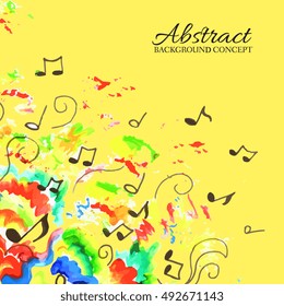 Abstract hand draw ornament background concept. Vector illustration design