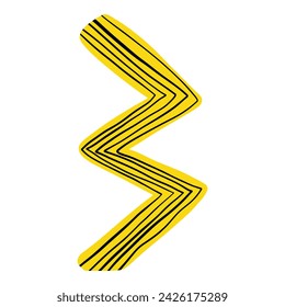 Abstract hand draw shape. Doodle childish doodle art element, simple scribble geometric shape for kids minimalistic decoration. Vector isolated shape sketch isolated illustration.
