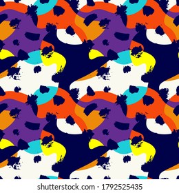 Abstract hand draw shapes patterns. Seamless backdrop