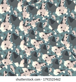 Abstract hand draw shapes patterns. Seamless backdrop