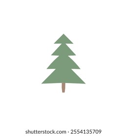 Abstract hand draw tree islolated on white background