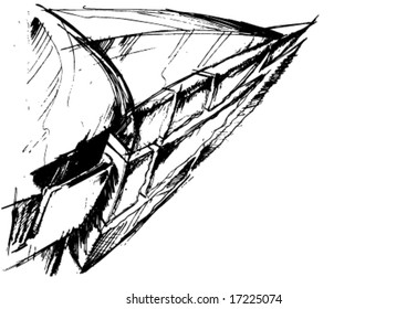 abstract Hand drawing