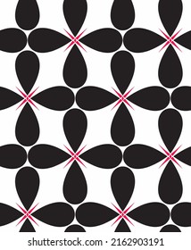 Resumen Dibujo manual de 70s Flores geométricas de mosaico retro y deja un patrón vectorial sin soldadura fondo aislado 