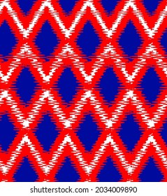Abstract Hand Drawing Argyle Diamond Shapes Seamless Vector Pattern Isolated Background