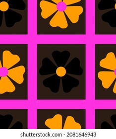 Abstracto Flores De Tejido De Plano A Mano Pintado Tartán Patrón Vector De Marea Sin Marea Aislado Fondo