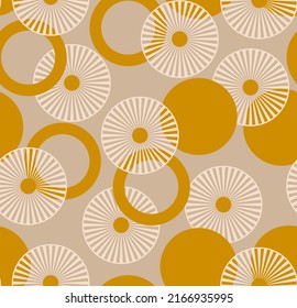 Resumen Círculos De Dibujo Mano Puntos Formas Art Deco Geométricas Patrón Vector sin Margen Fondo Aislado
