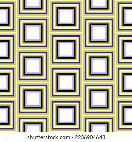 Abstract Hand Drawing Degrade Gradient Squares Seamless Vector Pattern Isolated Background