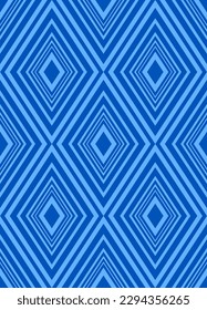 Abstract Hand Drawing Diamond Argyle Shapes Seamless Chevron Vector Pattern Isolated Background