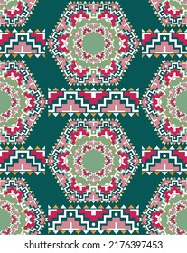 Resumen Dibujo mano Étnico Folk Rectangular Tile Geométrico Motivos Cerámicos Patrón Vector sin Marea Fondo aislado 