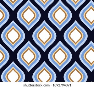 Abstract Hand Drawing Geometric Argyle Diamond Shapes Repeating Vector Pattern Isolated Background 