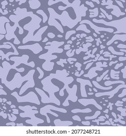 Abstract Hand Drawing Geometric Camouflage Shapes Seamless Vector Pattern Isolated Background