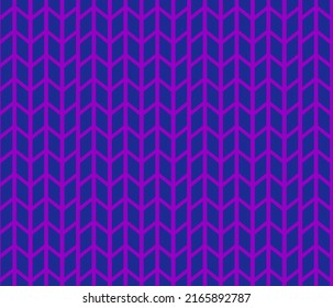 Abstract Hand Drawing Geometric Chevron Herringbone Retro Shapes Squares Seamless Vector Pattern Isolated Background
