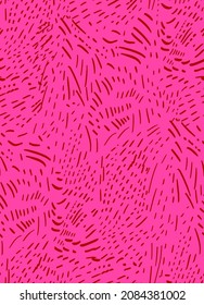 Fondo aislado del patrón vectorial sin soldadura de las líneas de trazos geométricos de la mano