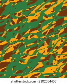 Resumen Plano De Mano Dibujo Geométrico Cepillo De Camuflaje Diagonal Deslizante Patrón Vector Sin Marea Fondo Aislado