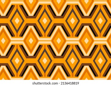 Abstract Hand Drawing Geometric Diamond Argyle Shapes Strokes Seamless Tile Vector Pattern Isolated Background