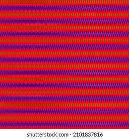 Abstract Hand Drawing Geometric Ethnic Horizontal Zig Zag Stripes Seamless Vector Pattern Isolated Background 