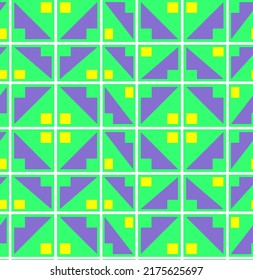 Abstract Hand Drawing Geometric Ethnic Tile Seamless Vector Pattern Isolated Upholstery Background