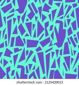 Abstract Hand Drawing Geometric Giraffe Animal Skin Triangles Seamless Vector Pattern Isolated Background