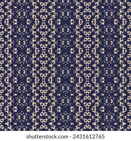 Abstract Hand Drawing Geometric Hexagon and Star Shapes Seamless Retro Vector Pattern Isolated Background Vector illustration