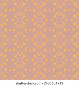 Abstract Hand Drawing Geometric Hexagon and Star Shapes Seamless Retro Vector Pattern Isolated Background Hand-Drawn Vector Illustration.