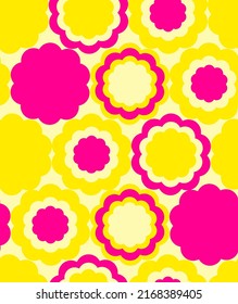Abstracto Dibujo A Mano Geométrico Flores De Nieves Retro Sintomático Patrón Vector Sin Margen Fondo Aislado
