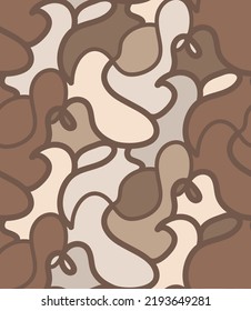 Resumen Dibujo A Mano Dibujo Geométrico Camuflaje Curvado De Onda Curvo Líquido Tiras Líneas Tiras Vectoras Sin Marea Patrón De Vector Colorido Fondo