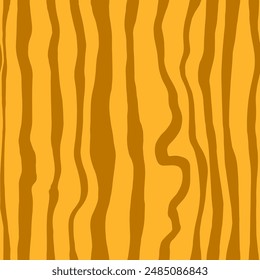 Abstract Hand Drawing Irregular Wavy Liquid Vertical Lines Zebra Tiger Animal Skin Stripes Seamless Vector Pattern Isolated Background
