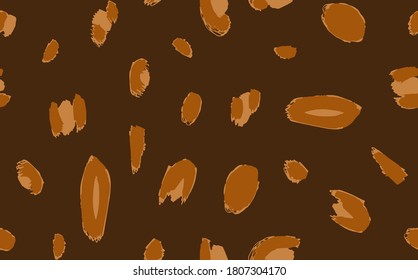 Antecedentes aislados de la piel de animales del leopardo de la mano de dibujo