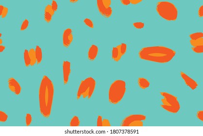 Antecedentes aislados de la piel de animales del leopardo de la mano de dibujo