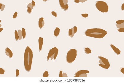 Antecedentes aislados de la piel de animales del leopardo de la mano de dibujo