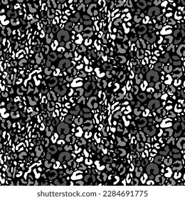 Resumen De La Mano Dibujando Leopardo Cheetah Jaguar Piel Animal Sin Marea Patrón Vector Aislado Fondo