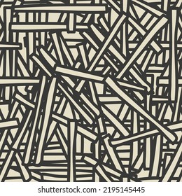 abstract hand drawing line pattern 02