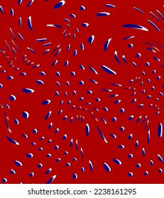 Resumen Dibujo Mano Liquid Wavy puntos de semitono Geométricos Patrón vectorial sin soldadura Fondo aislado