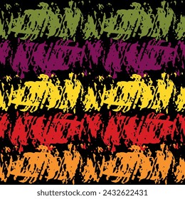 Abstract Hand Drawing Multi Color Leopard Cheetah Jaguar Vector cannabis colorful background.