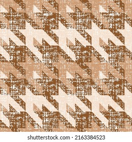 Efecto de dibujo de mano abstracto El efecto antiguo daña el patrón vectorial sin soldadura Fondo geométrico 