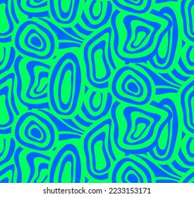 Abstraktes Handziehen optische geometrische Schwenken Streifen Linien Pinselstriche Schlaganfälle zwei Farben nahtloses Vektormuster isolierter Hintergrund