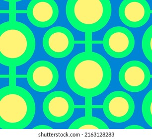 Abstraktes Handziehen geometrische Formen des Retro-Musters Nahtlose Vektormuster einzeln auf Hintergrund