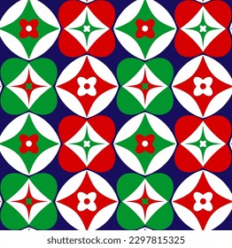 Resumen Dibujo Mano Retro Formas Geométricas De Mosaico Sin Margen Patrón Vector Aislado Fondo 