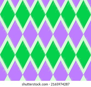 Resumen Dibujo manual Scribble Geometric Grid Tile Diamond Argyle Shapes Seamless Vector Pattern Fondo Aislado