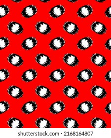 Resumen Dibujo manual Scribble Geometric Leopard Dots Animal Skin Shapes Seamless Vector Pattern Aislado Fondo
