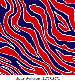 Dibujo manual abstracto de bandas de tigre de cebra diagonal sin soldadura con patrón vector de puntas rígidas