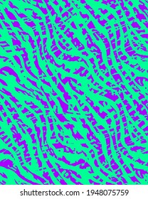 Fondo aislado de rayas de cebra sin soldadura de mano de dibujo sin soldadura patrón vectorial sin soldadura
