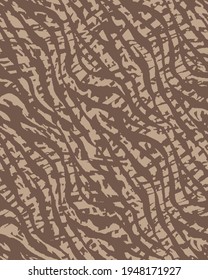 Abstract Hand Drawing Seamless Zebra Stripes Seamless Vector Pattern Isolated Background