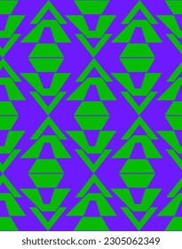 Abstract Hand Drawing Simple Ethnic African Bohemian Geometric Tile Shapes Seamless Retro Vector Pattern Isolated Background  