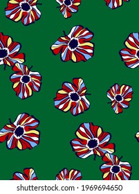 Abstracto Mano Dibujo Tirado Saltos Monstera Patrón Vector Repetido Fondo Aislado