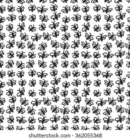Abstract hand drawing texture series. Vector ink illustration background.