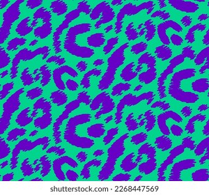 Resumen Dibujo A Mano Dos Colores Criticado Leopardo Chita Pantalón Piel Animal Formas Vectorial Sin Mareo Patrón Vector Aislado Fondo